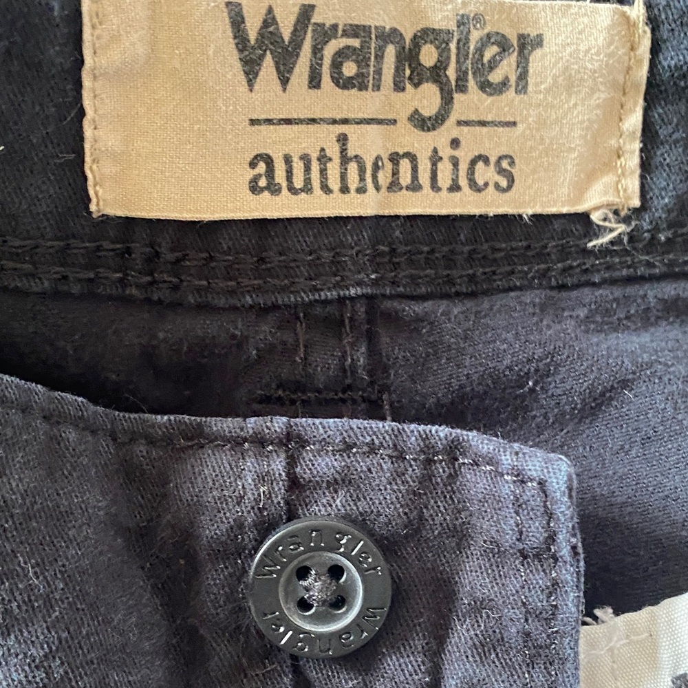 Wrangler Black Cargo Pants